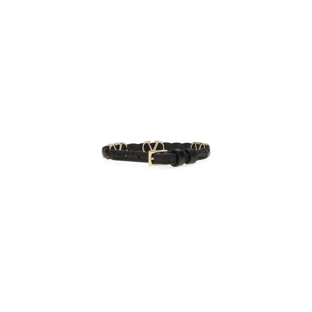 VLogo-Armband aus Leder