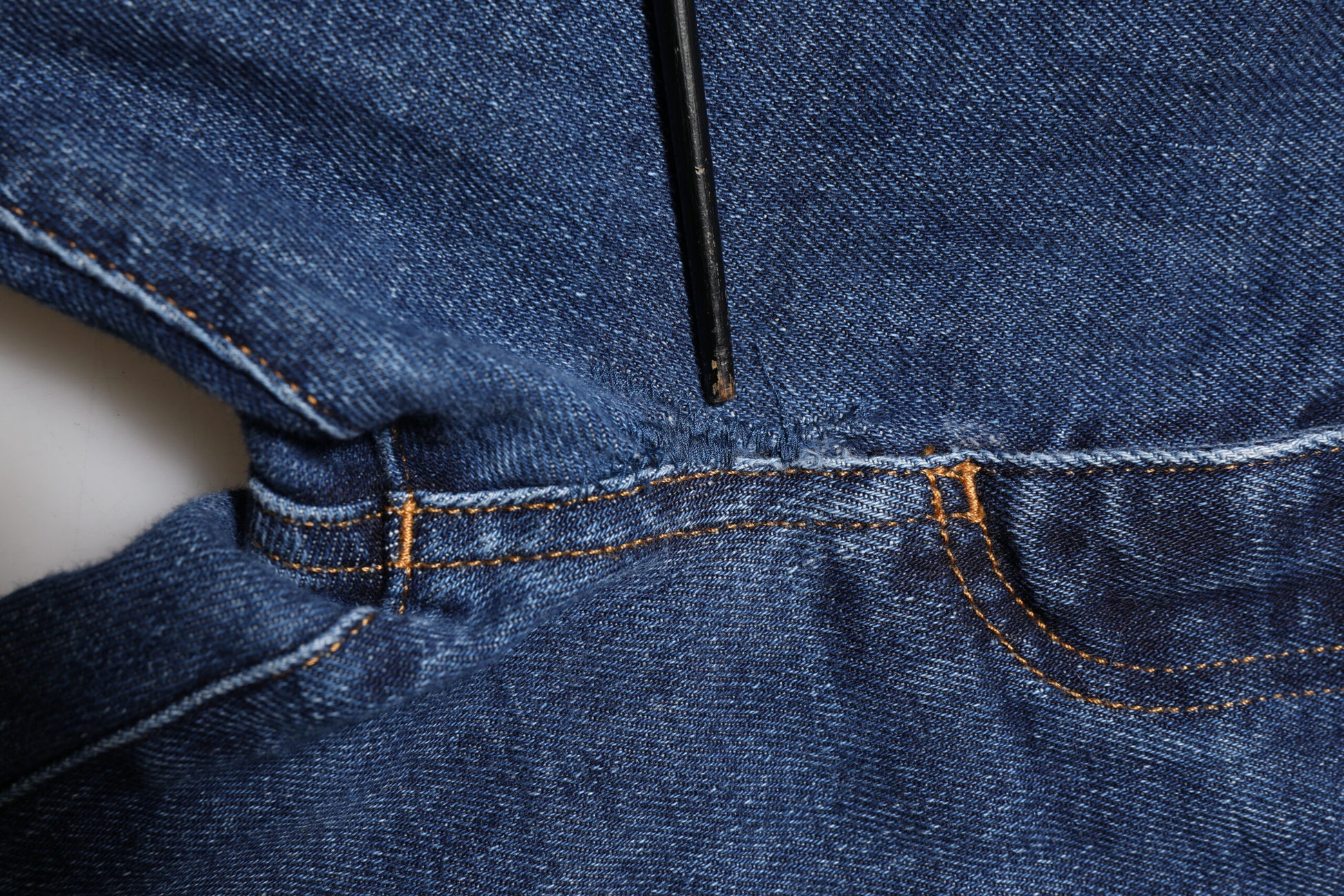 Blaue Skinny-Jeans aus Baumwoll-Logo