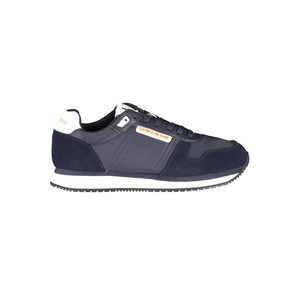Blauer Polyester-Sneaker