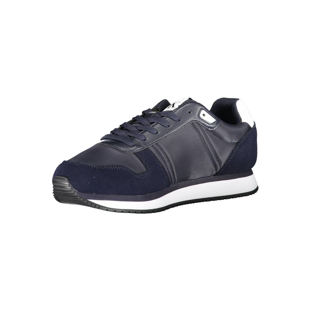 Blauer Polyester-Sneaker