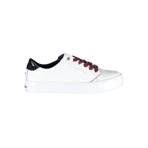 Weiße Ledersneaker