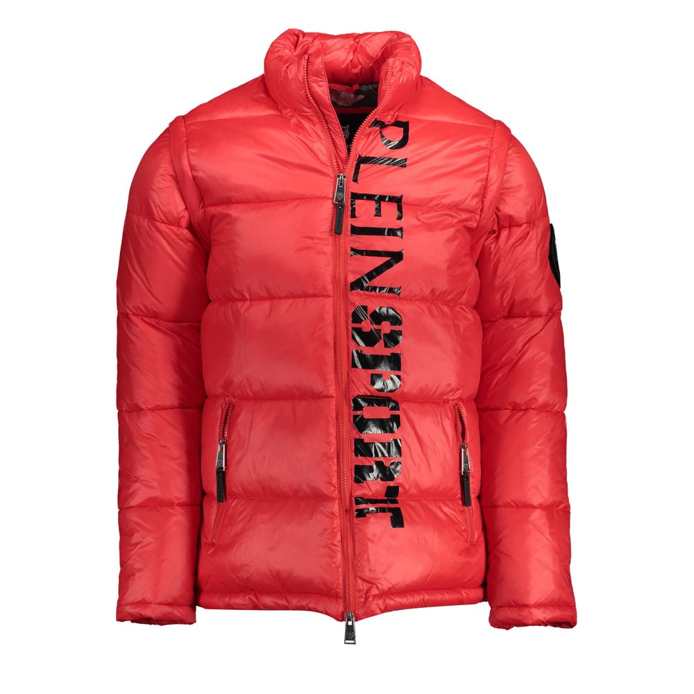Rote Polyamidjacke