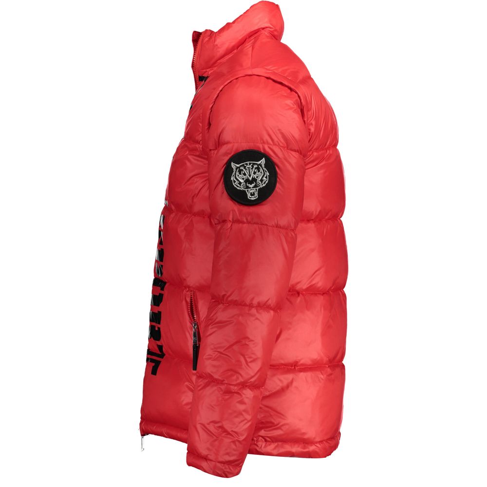 Rote Polyamidjacke