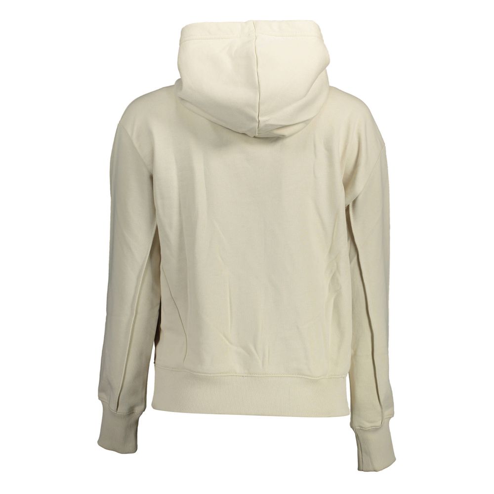 Beigefarbener Baumwollpullover