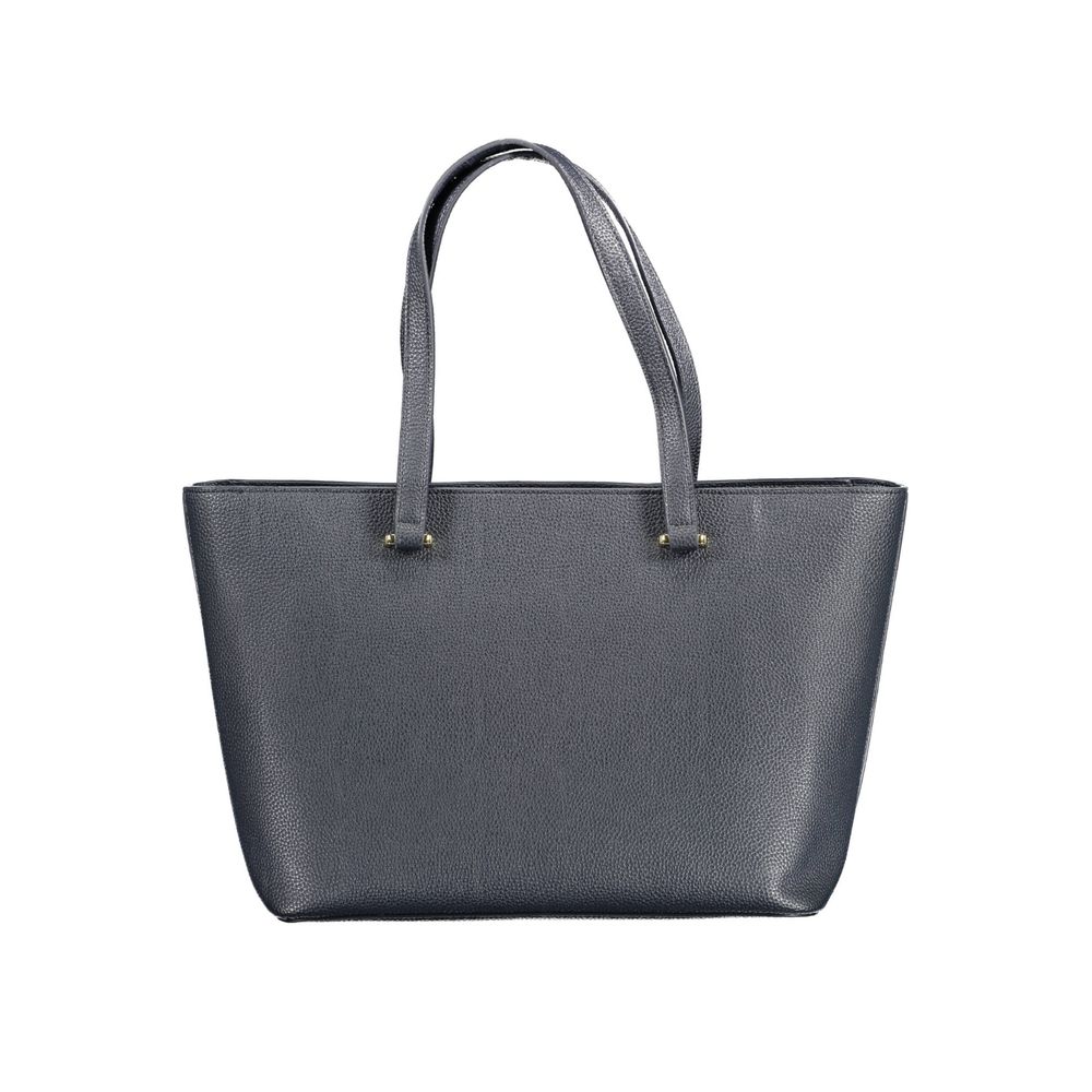 Blaue Handtasche aus Polyethylen