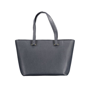 Blaue Handtasche aus Polyethylen