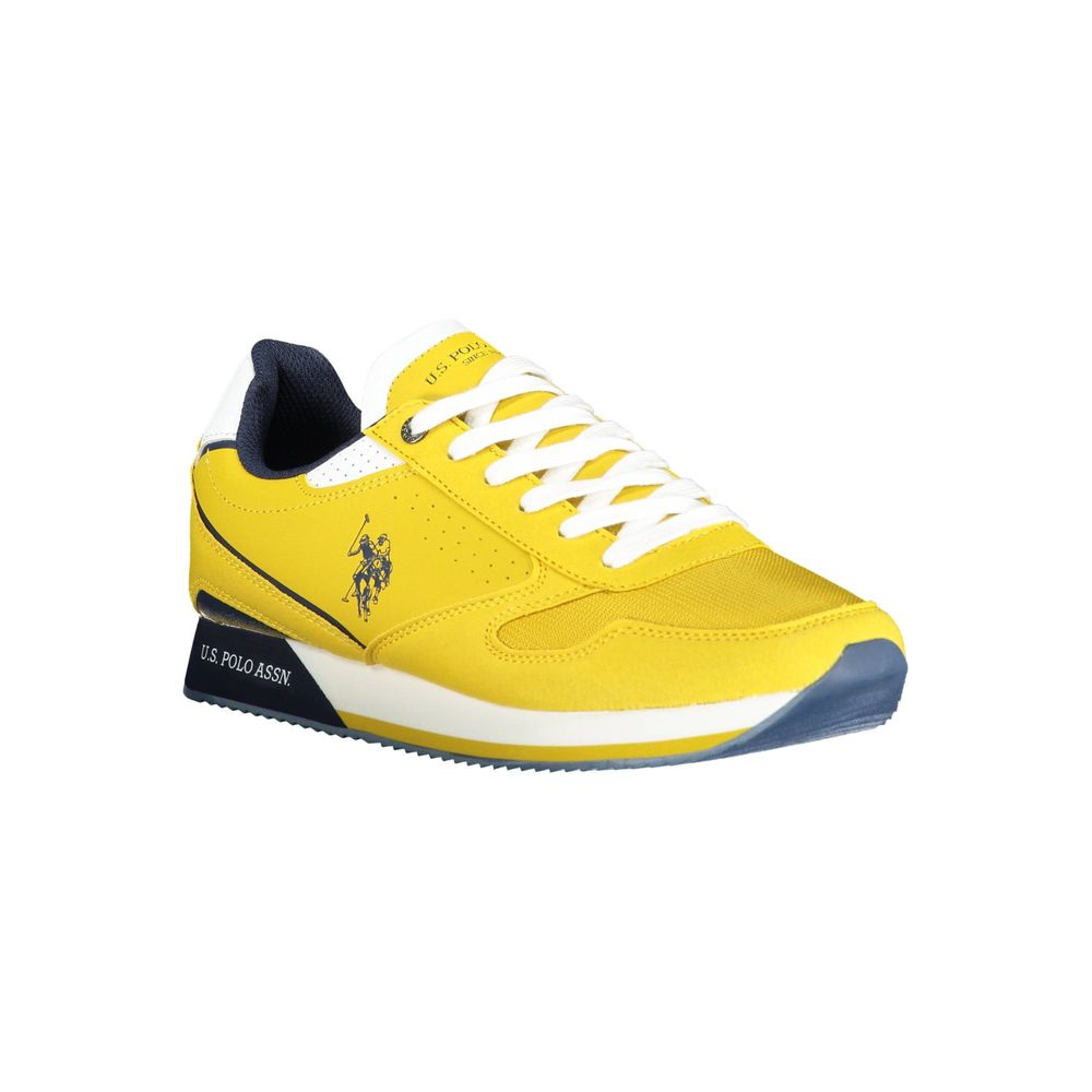 Gelber Polyester-Sneaker