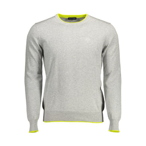 Grauer Baumwollpullover