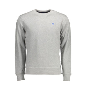 Grauer Baumwollpullover