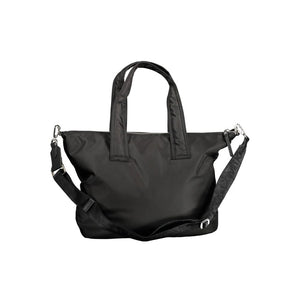 Black Polyester Handbag