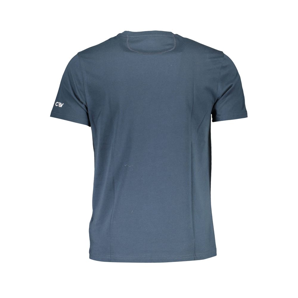 Blaues Baumwoll-T-Shirt