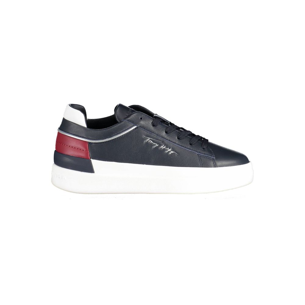 Blauer Polyester-Sneaker