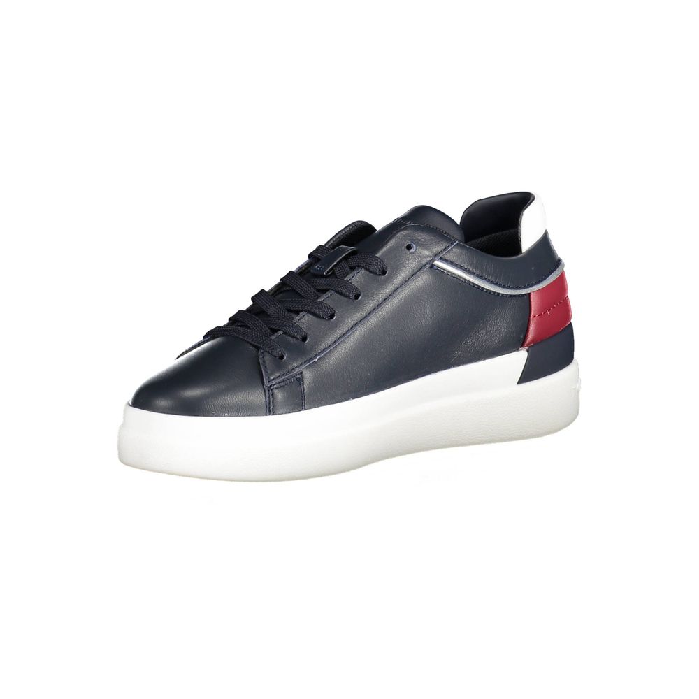 Blauer Polyester-Sneaker
