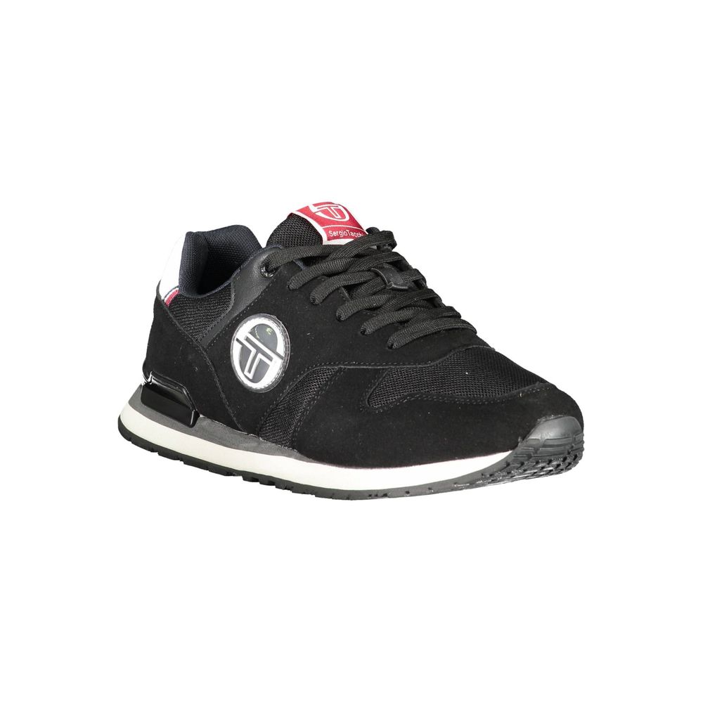 Schwarzer Polyester-Sneaker