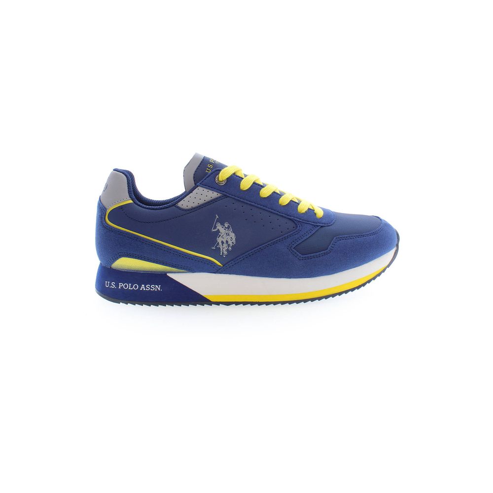 Blauer Polyester-Sneaker