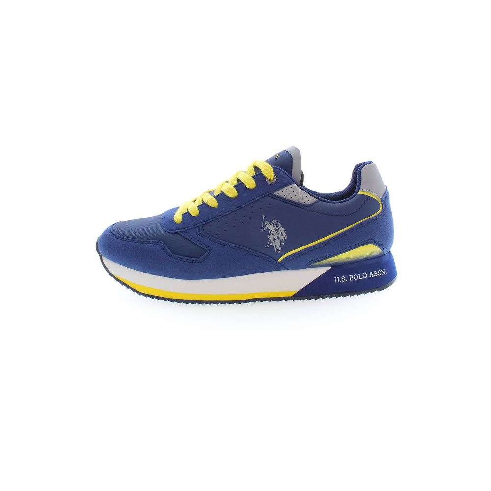 Blauer Polyester-Sneaker