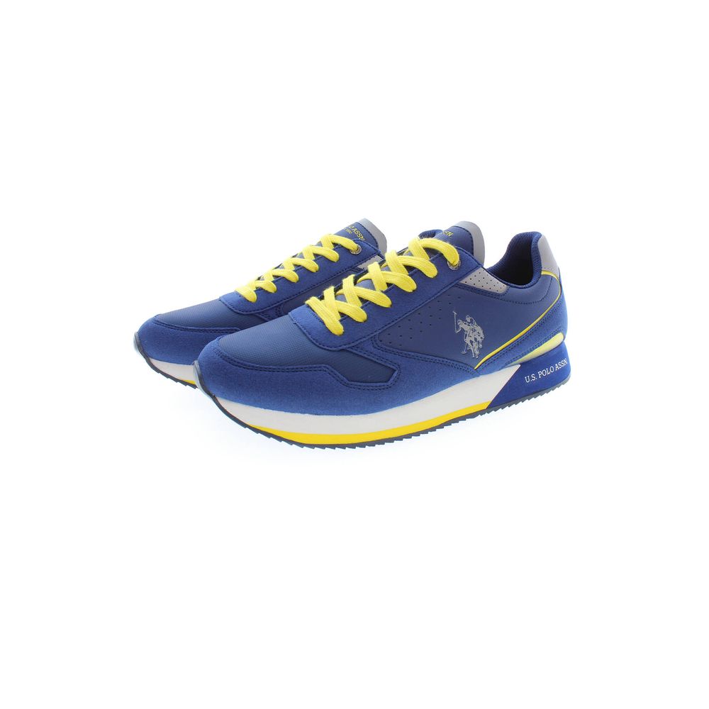 Blauer Polyester-Sneaker