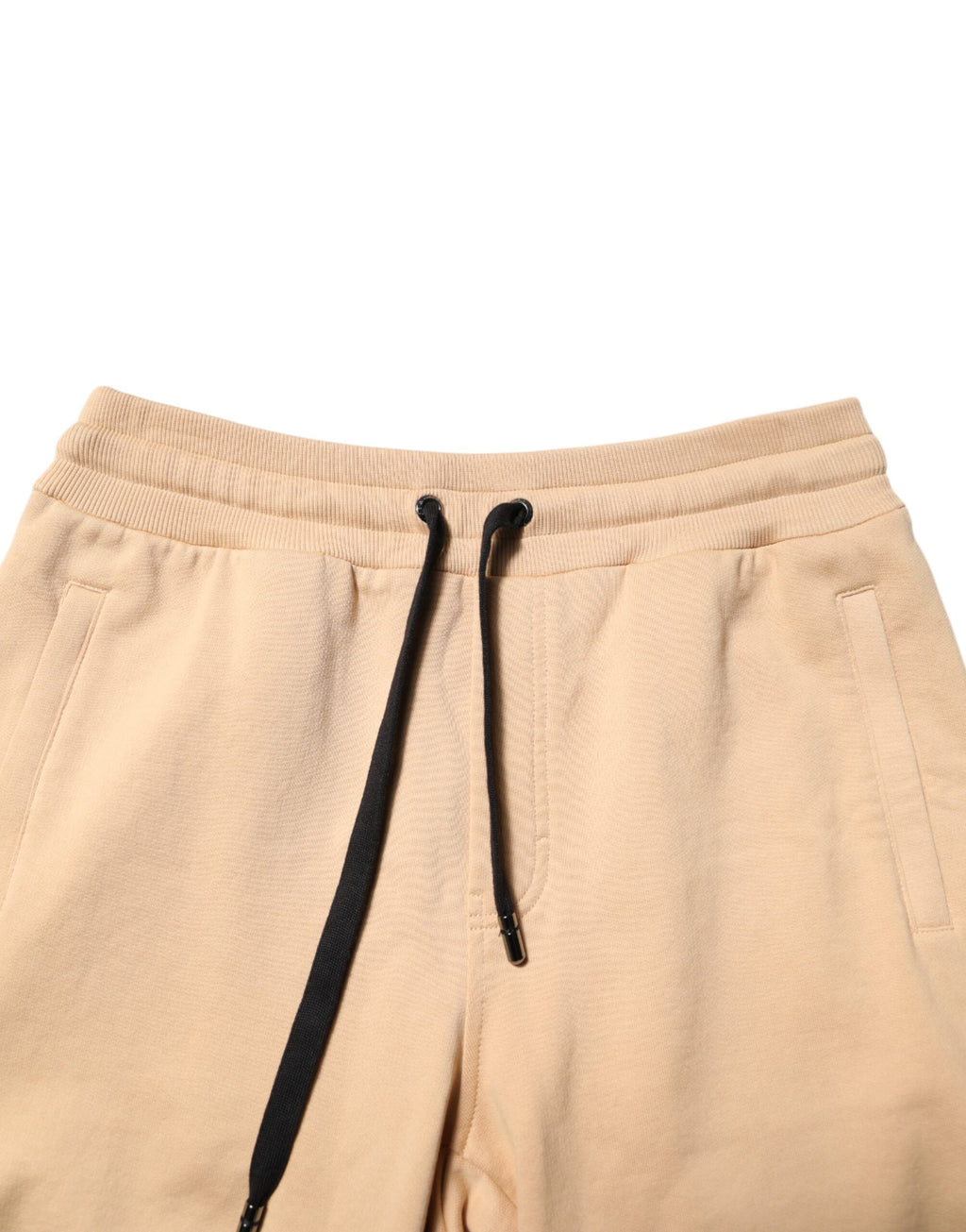 Gelbe Herren Bermuda Sweatshorts aus Baumwolle