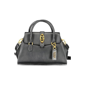 Schwarze Handtasche aus Polyethylen