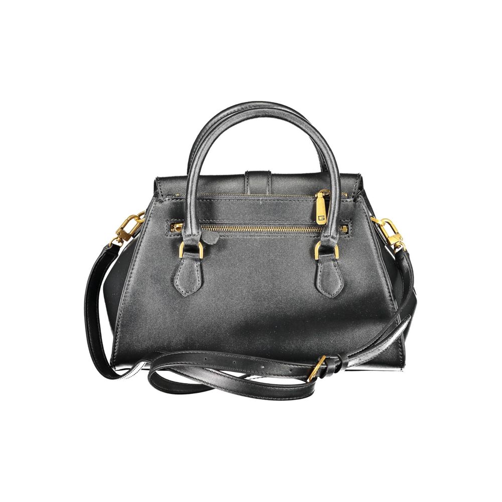 Schwarze Handtasche aus Polyethylen