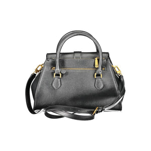 Schwarze Handtasche aus Polyethylen