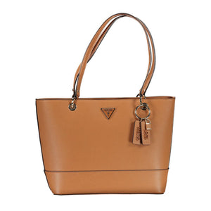 Braune Handtasche aus Polyethylen