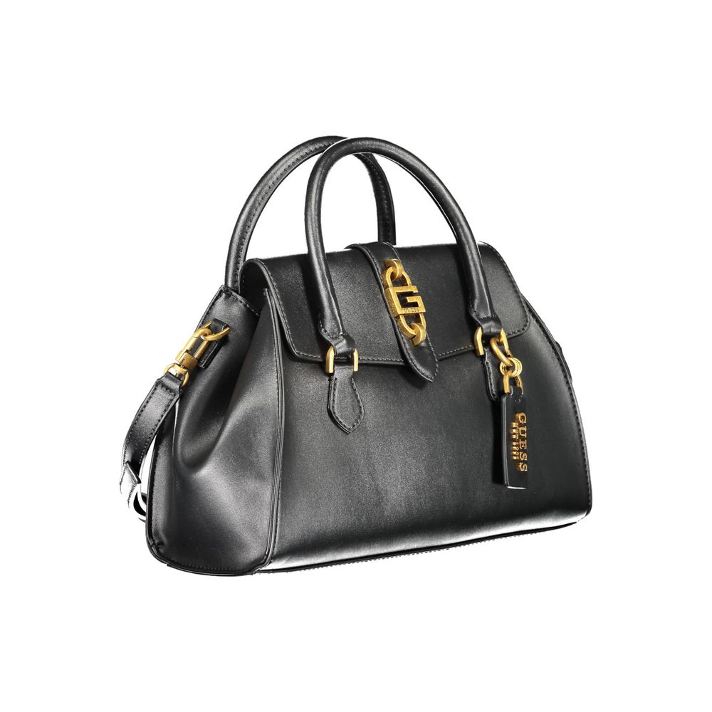 Schwarze Handtasche aus Polyethylen