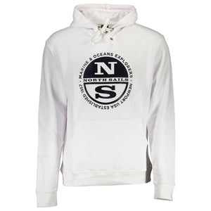 North Sails White Cotton Men Sweater