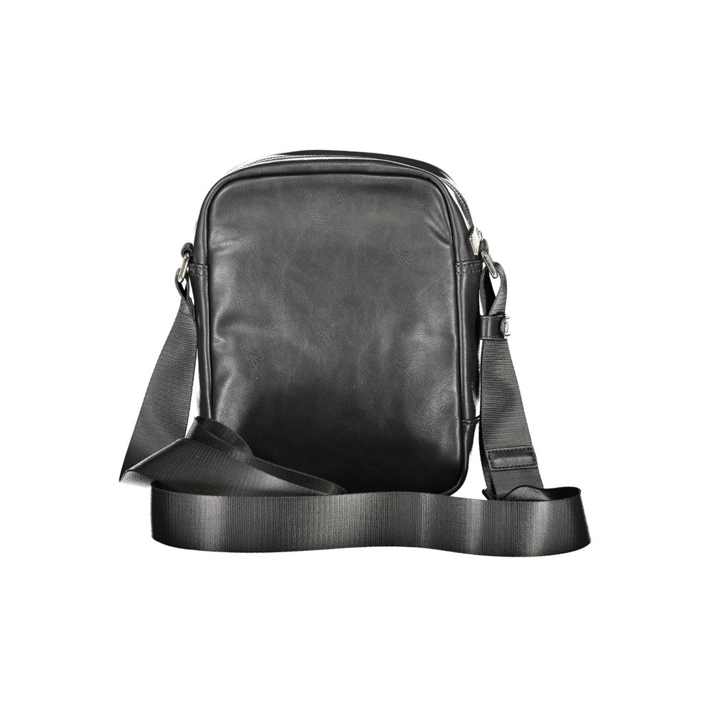 Schwarze Umhängetasche aus Polyethylen