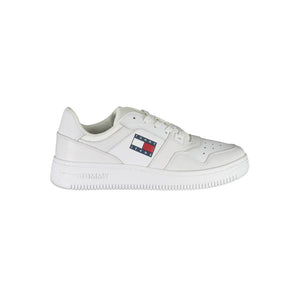 Weißer Polyester-Sneaker