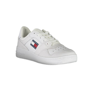 Weißer Polyester-Sneaker