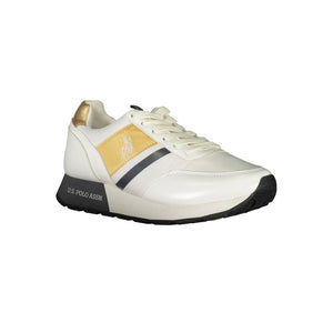Weißer Polyester-Sneaker