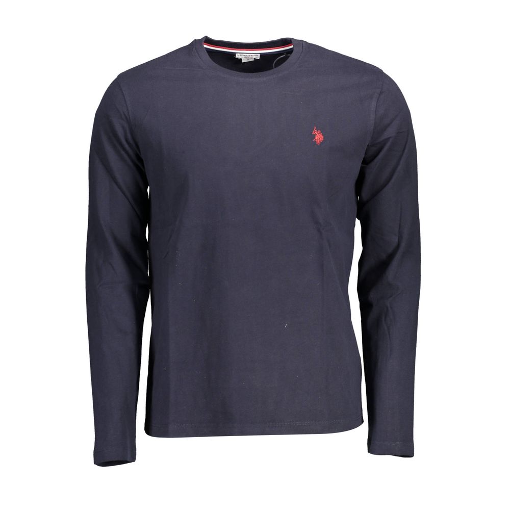 Blaues Baumwoll-T-Shirt