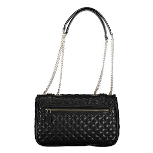 Schwarze Handtasche aus Polyethylen