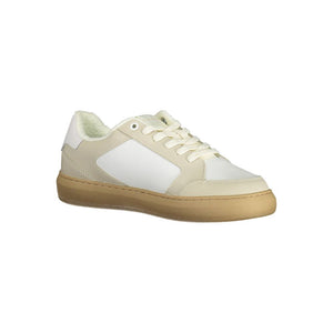 Weißer Polyester-Sneaker