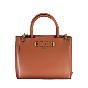 Braune Handtasche aus Polyethylen