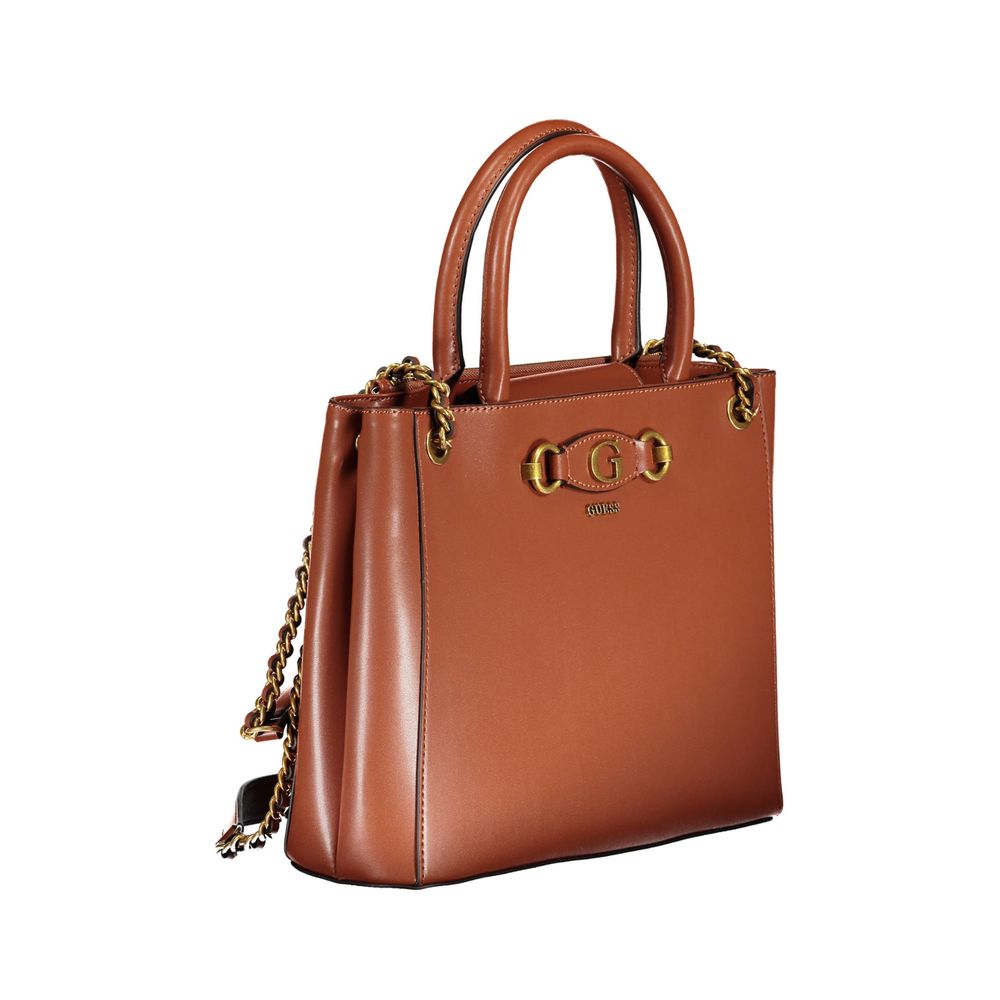 Braune Handtasche aus Polyethylen