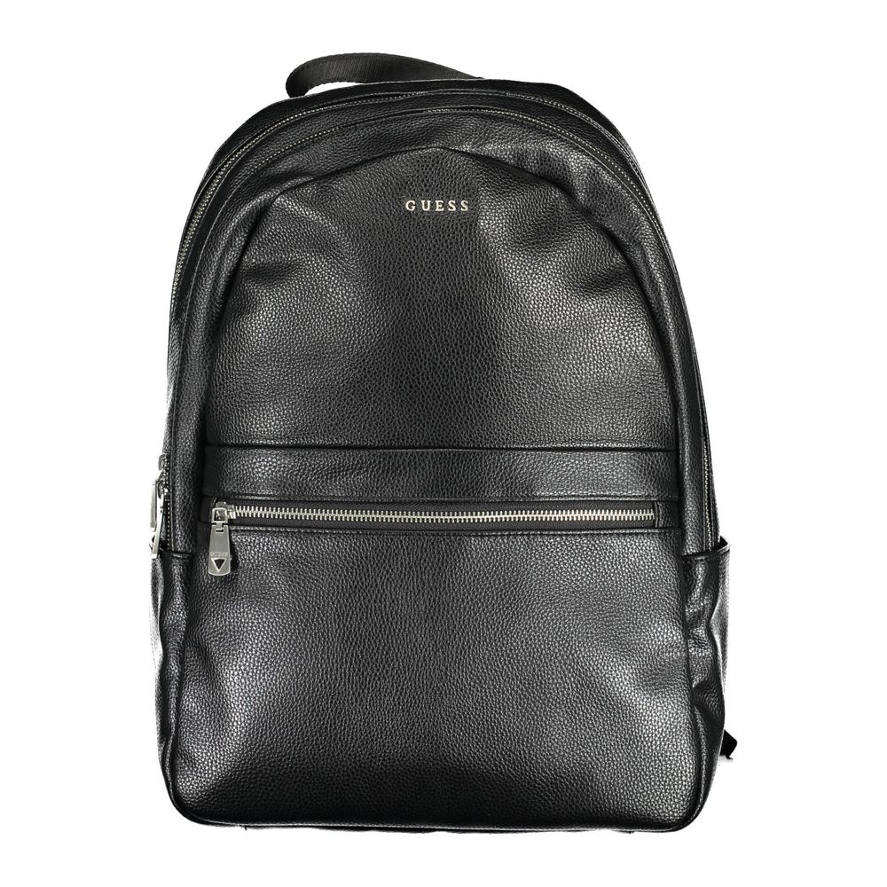 Schwarzer Polyethylen-Rucksack