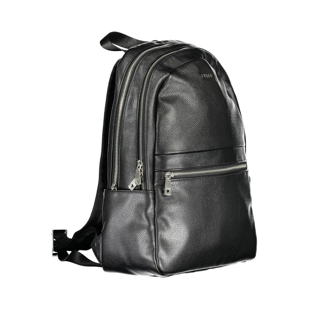 Schwarzer Polyethylen-Rucksack