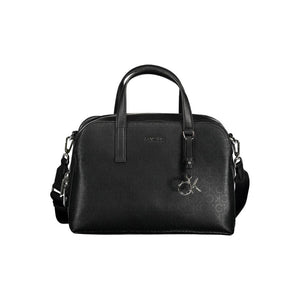 Black Polyester Handbag
