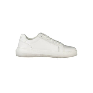 Weißer Polyester-Sneaker