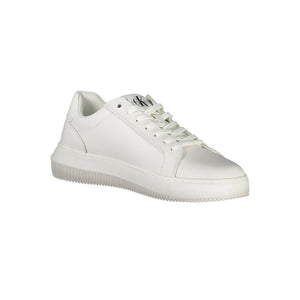 Weißer Polyester-Sneaker