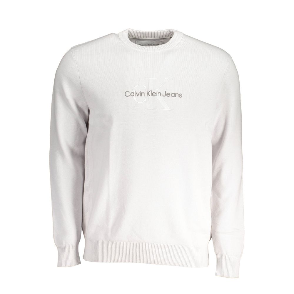 Grauer Baumwollpullover