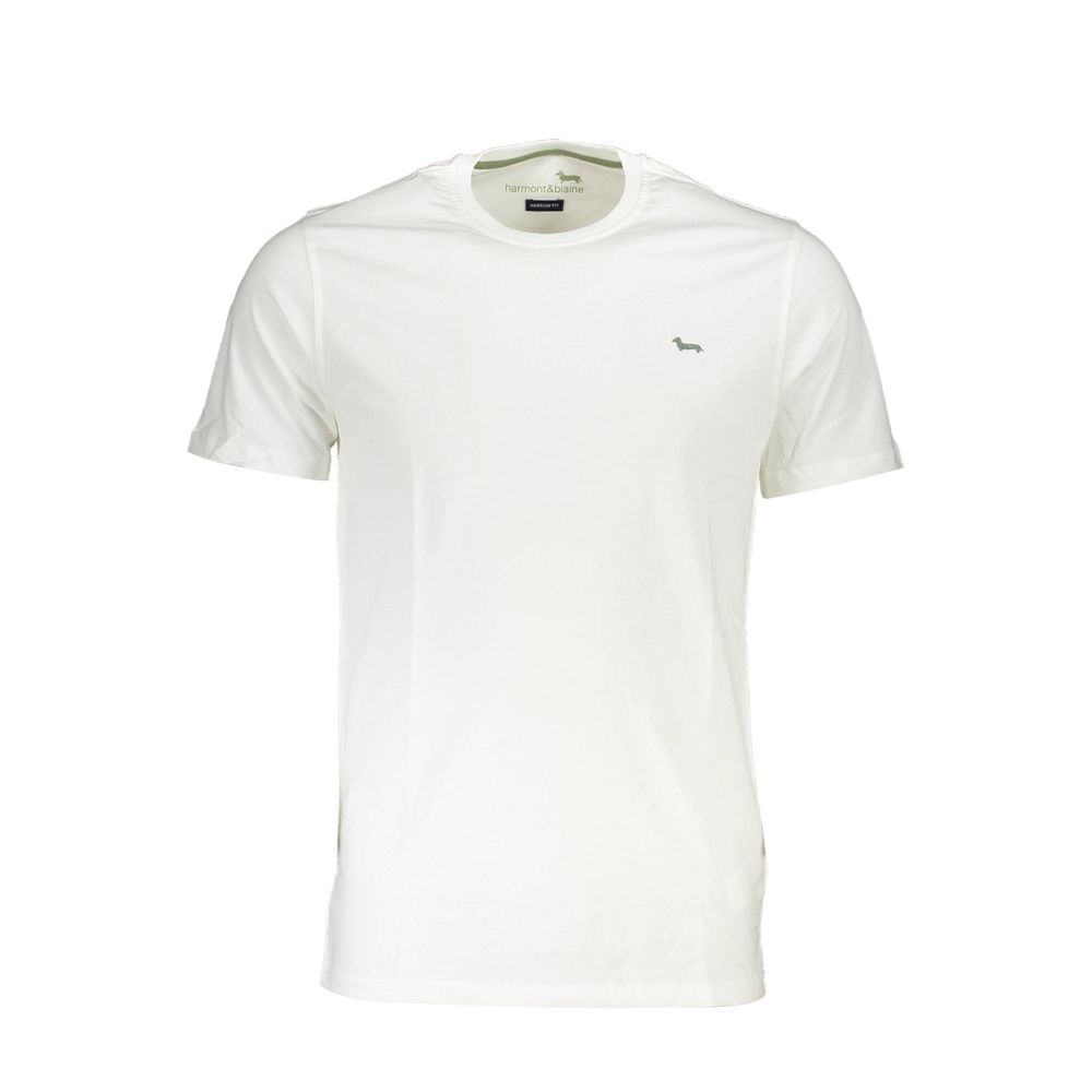 Weißes Baumwoll-T-Shirt