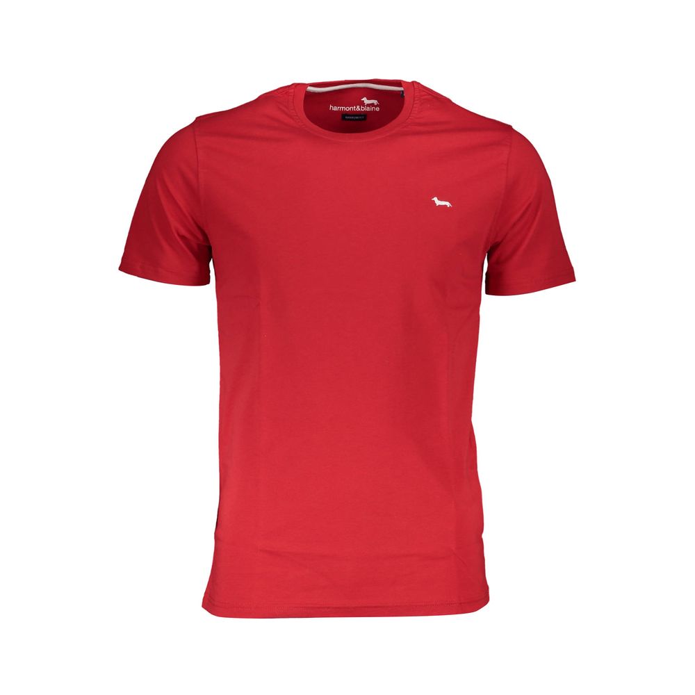 Rotes Baumwoll-T-Shirt