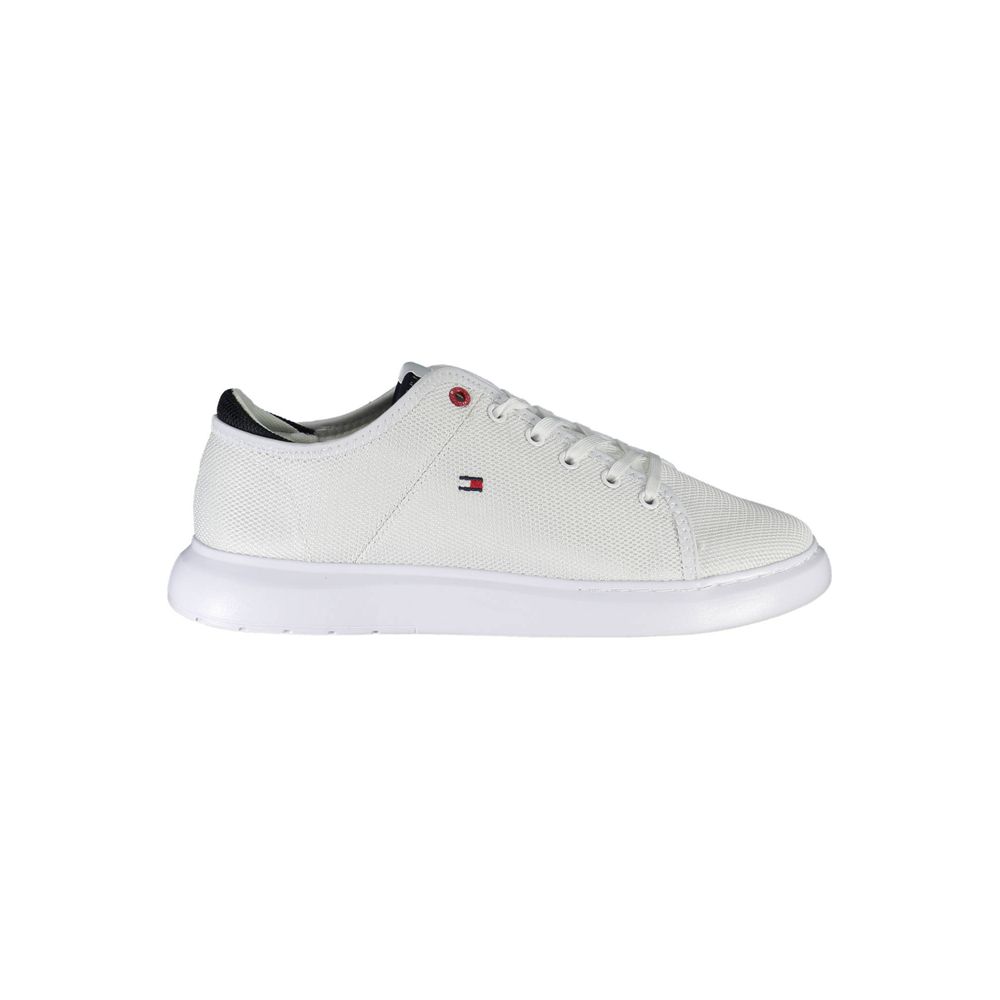 Weißer Polyester-Sneaker