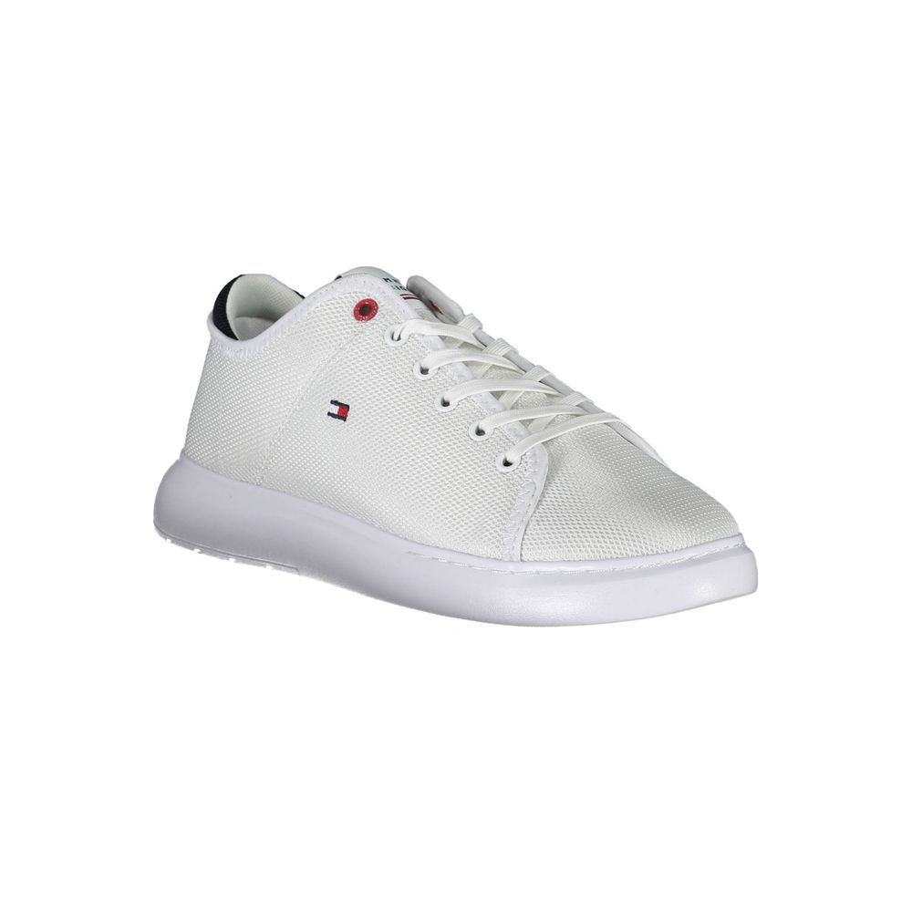 Weißer Polyester-Sneaker