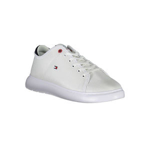 Weißer Polyester-Sneaker