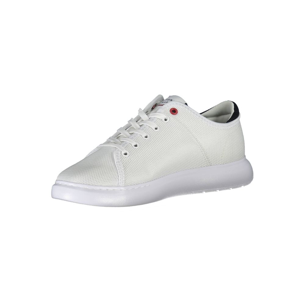 Weißer Polyester-Sneaker
