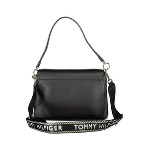 Black Polyester Handbag